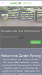 Mobile Screenshot of gardenfencing.ie